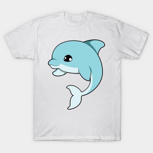 Dolphin T-Shirt by MyBeautifulFiles